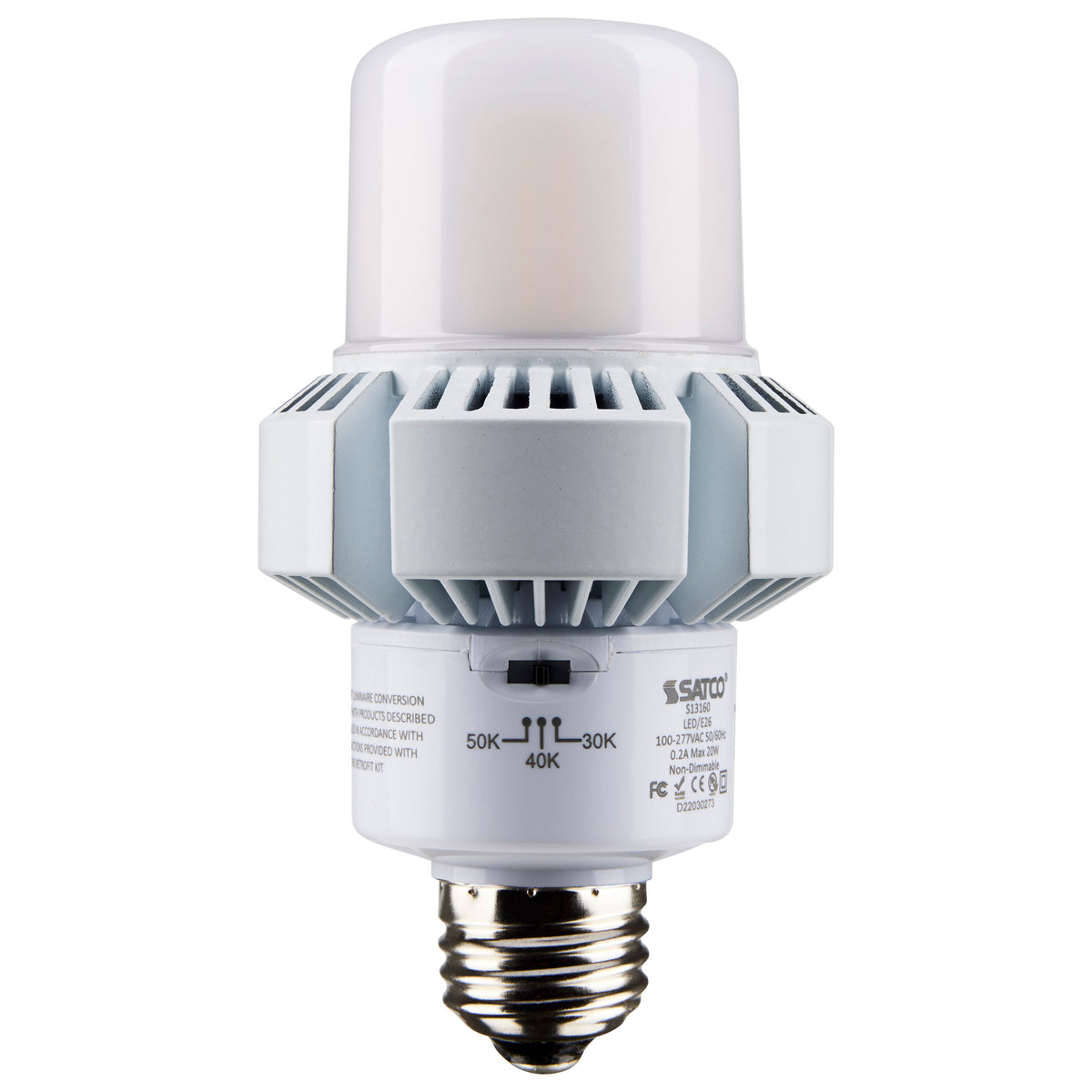 20 Watt - A-Plus 23 - LED - Selectable 3K/4K/5K - Medium base - Type B - Ballast Bypass - 120-277 Volt - ColorQuick