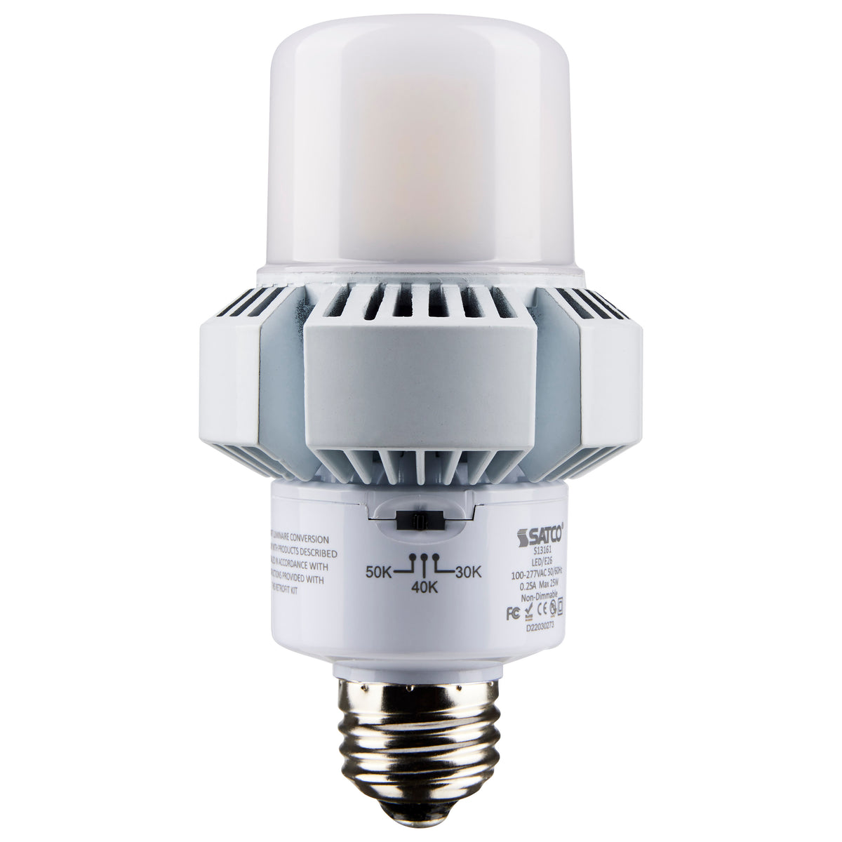25 Watt - A-Plus 23 - LED - Selectable 3K/4K/5K - Medium base - Type B - Ballast Bypass - 120-277 Volt - ColorQuick