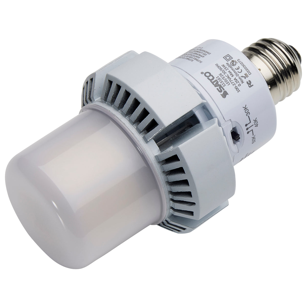 25 Watt - A-Plus 23 - LED - CCT Selectable 3K/4K/5K - Medium base - Type B - Ballast Bypass - 120-277 Volt - ColorQuick Technology