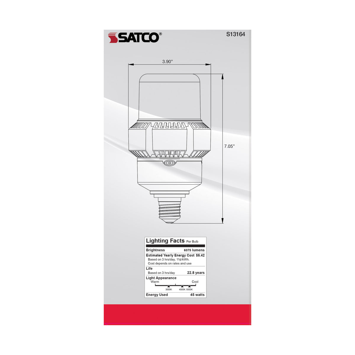 45 Watt - A-Plus 32 - LED - CCT Selectable and Wattage Selectable - Medium base - Type B - Ballast Bypass - ColorQuick Technology - PowerQuick Technology
