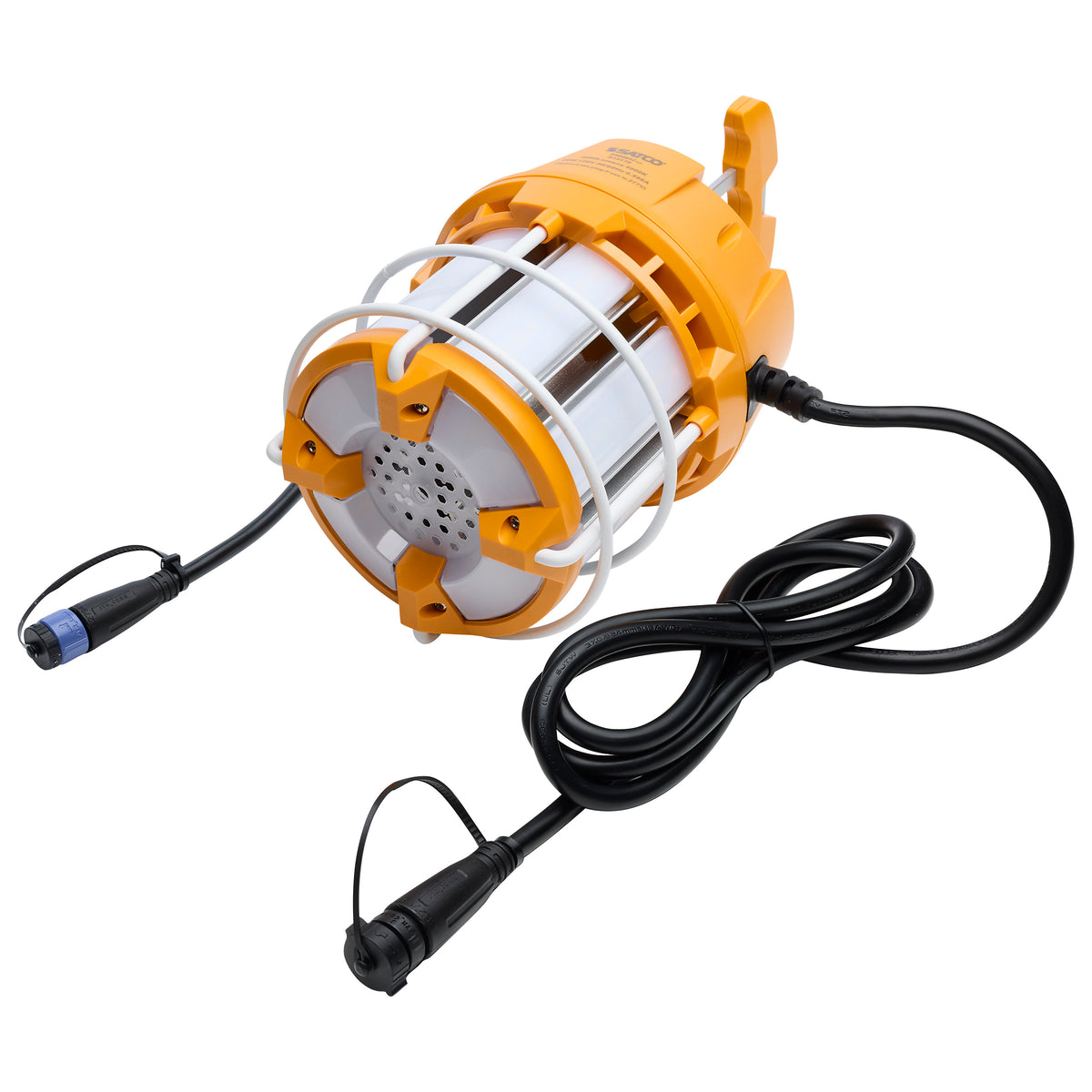 60 Watt LED Hi-Pro Temp Work Light - 5000K - Corncob Shape - 80 CRI - Orange Finish