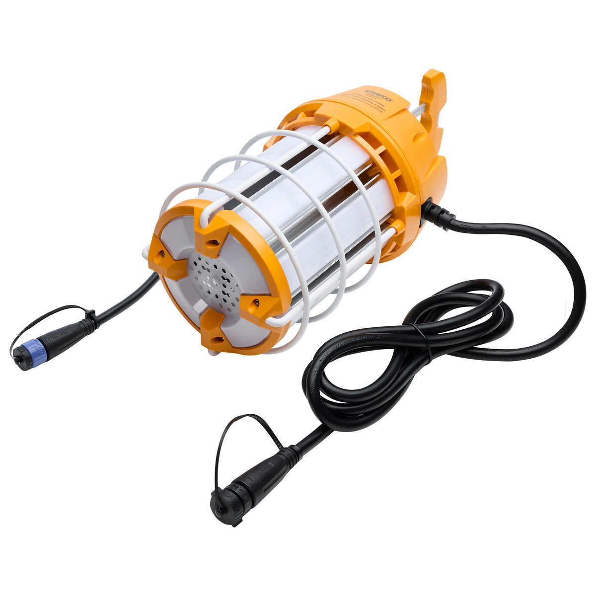 100 Watt LED Hi-Pro Temp Work Light - 5000K - Corncob Shape - 80 CRI - Orange Finish