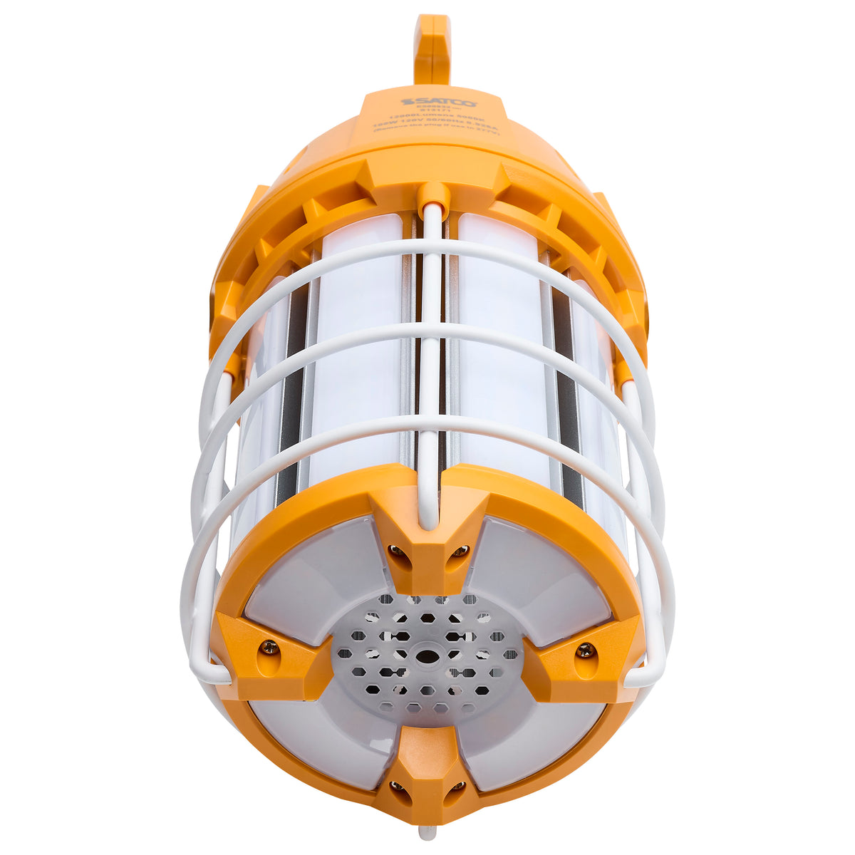 100 Watt LED Hi-Pro Temp Work Light - 5000K - Corncob Shape - 80 CRI - Orange Finish