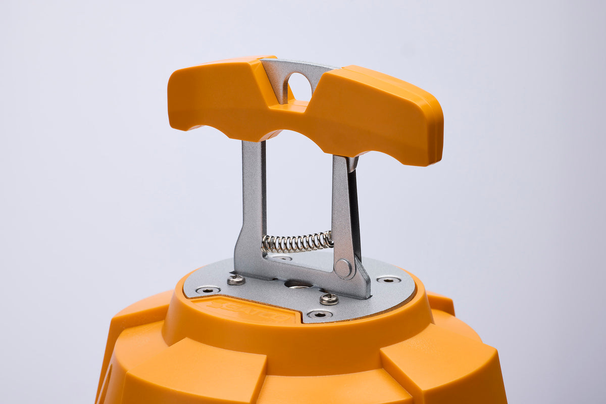100 Watt LED Hi-Pro Temp Work Light - 5000K - Corncob Shape - 80 CRI - Orange Finish