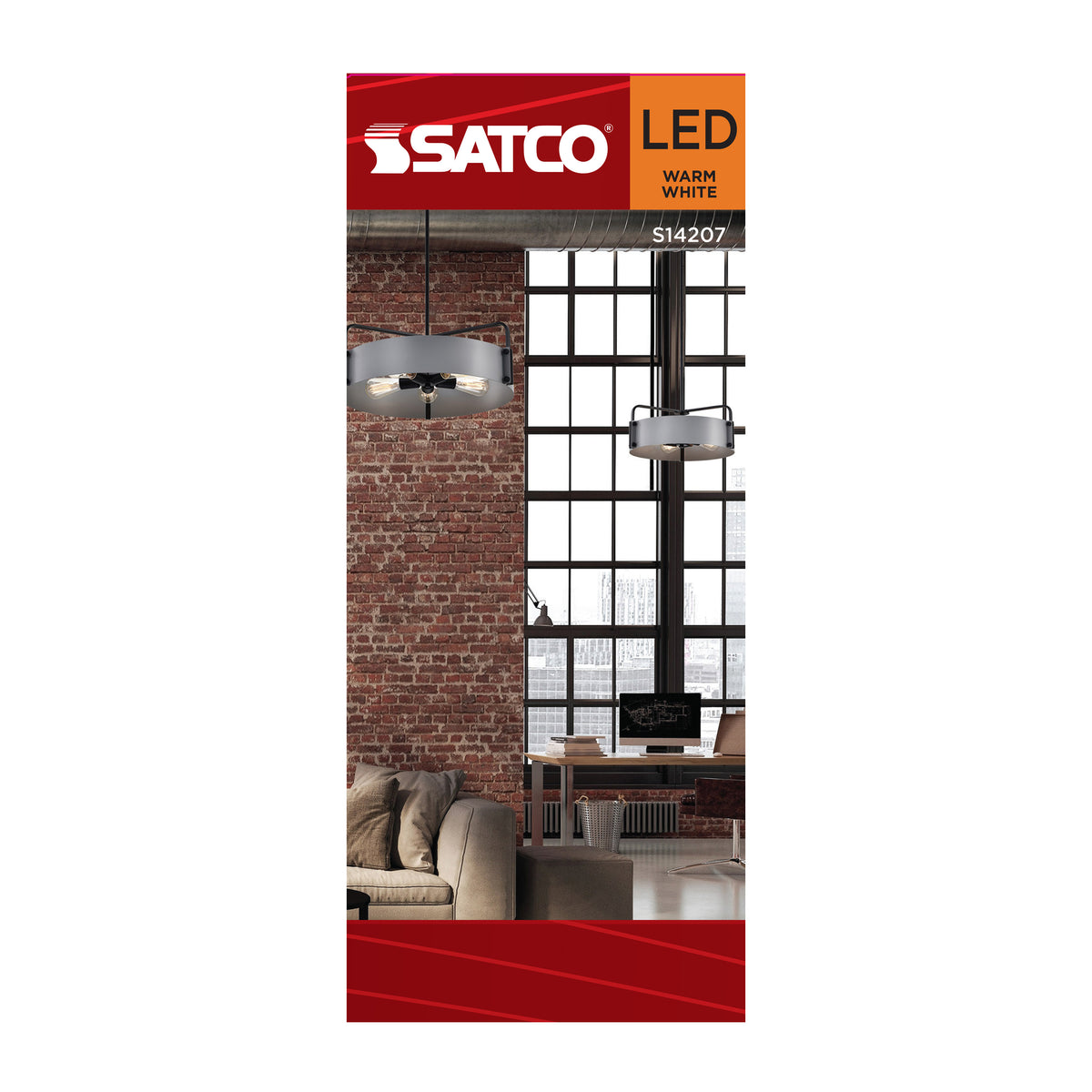 5.5 Watt ST19 LED - 2000K CCT - Medium Base - Clear Glass - Amber Coil Filament - Dimmable - 120 Volt