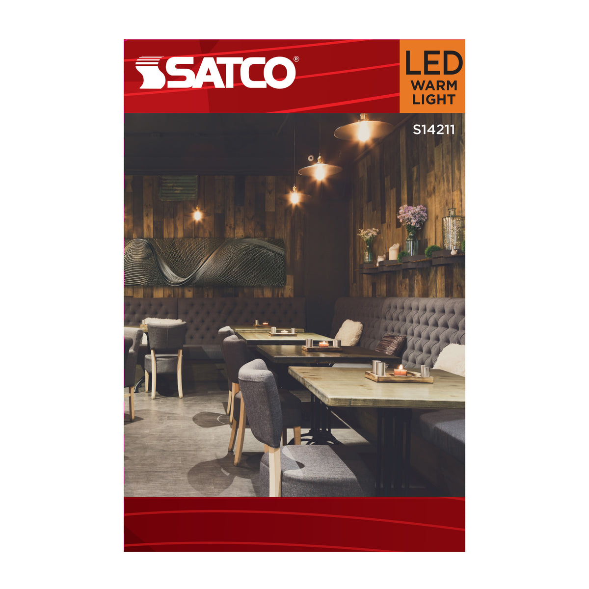 5.5 Watt G25 LED - 2000K CCT - Medium Base - Clear Glass - Amber Coil Filament - Dimmable - 120 Volt