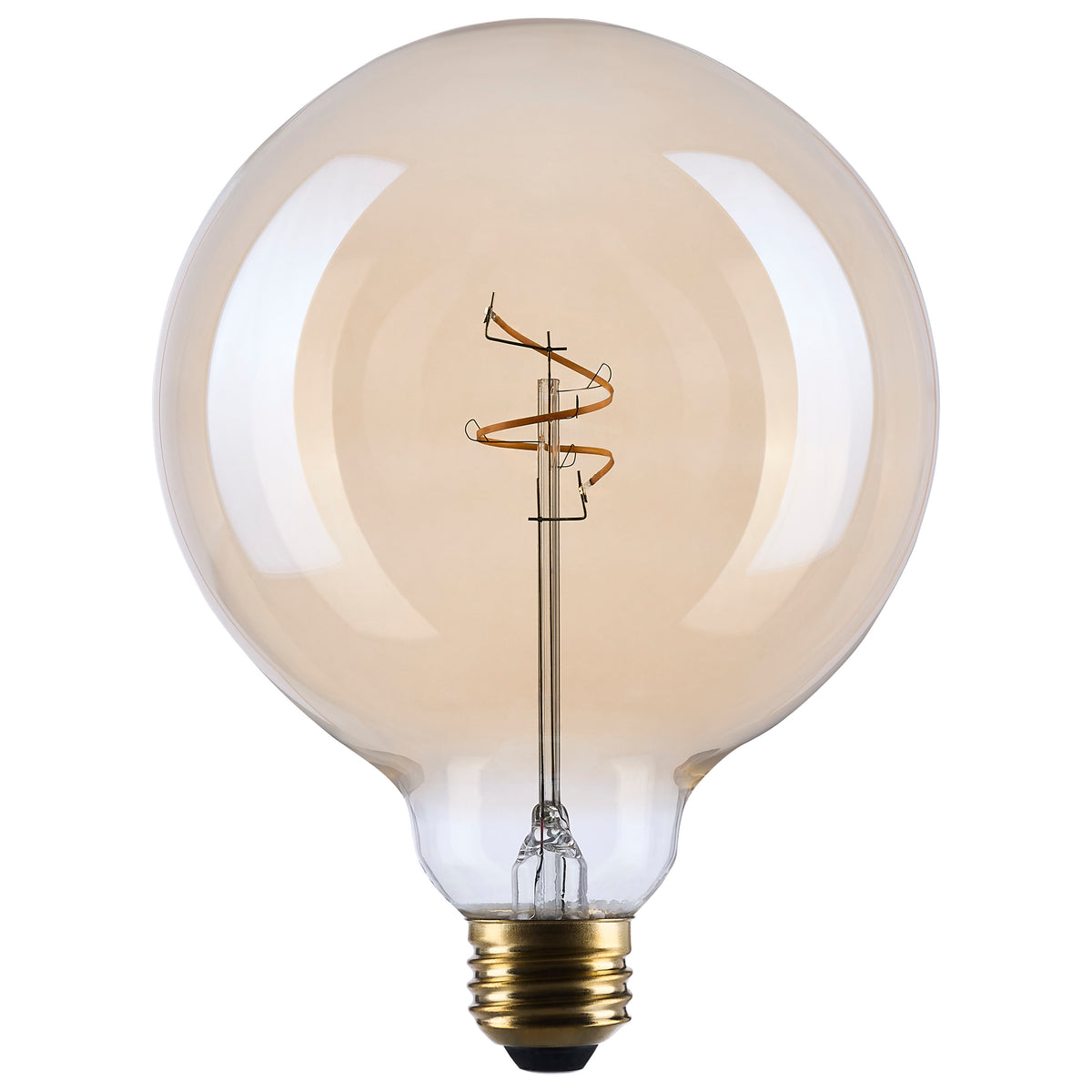 3.5 Watt G40 LED - 2000K - Medium Base - Clear Glass - Amber Coil Filament - Dimmable - 120 Volt lighting product