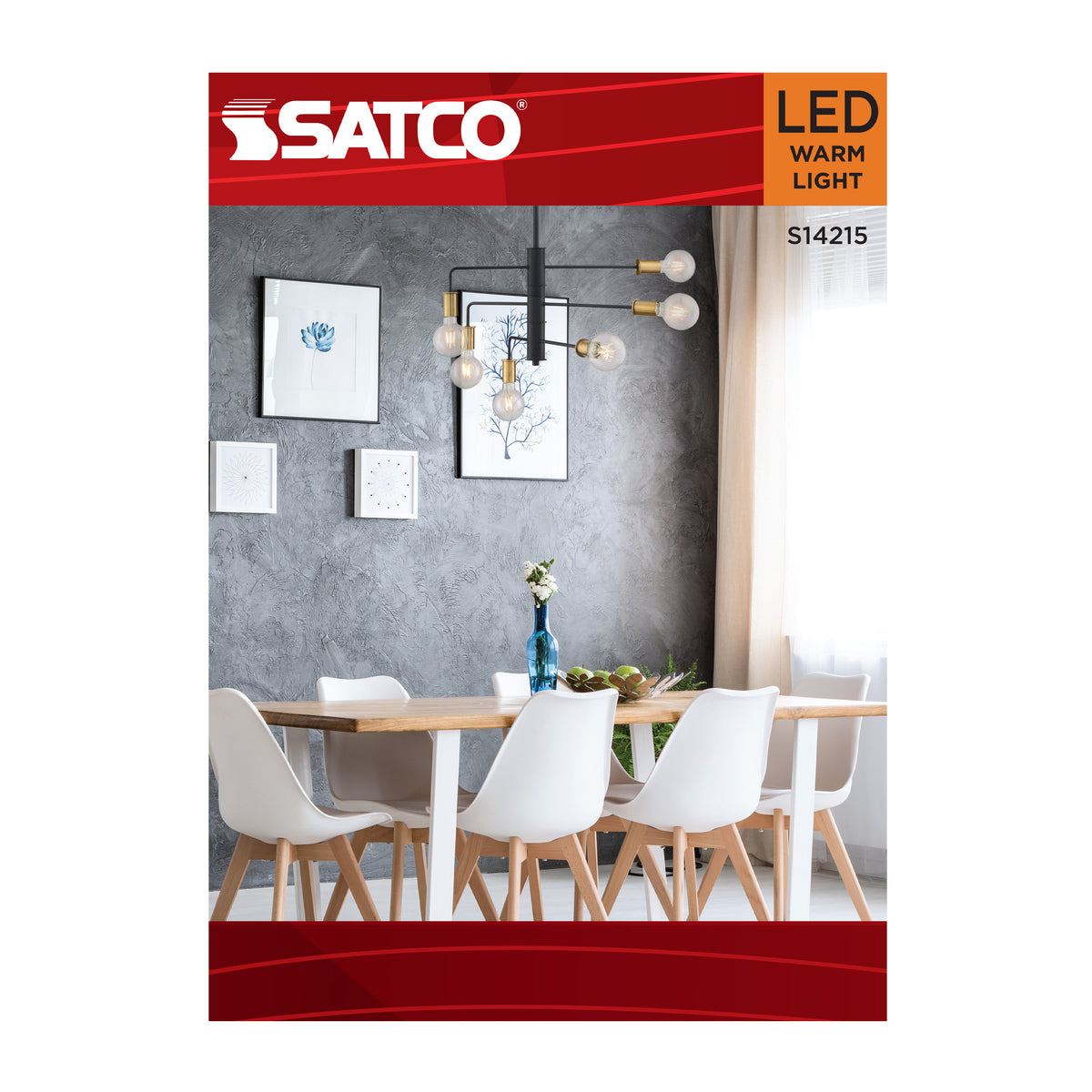5.5 Watt G40 LED - 2000K CCT - Medium Base - Clear Glass - Amber Coil Filament - Dimmable - 120 Volt