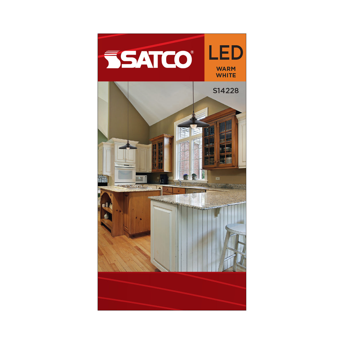 8 Watt A19 LED - 2000K CCT - Medium Base - Clear Glass - Amber Coil Filament - Dimmable - 120 Volt