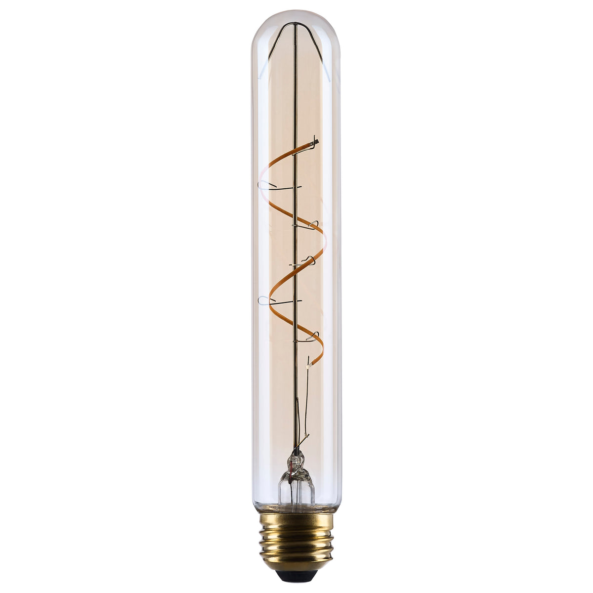 3.5 Watt T9 LED - 2000K - Medium Base - Clear Glass - Amber Coil Filament - Dimmable - 120 Volt