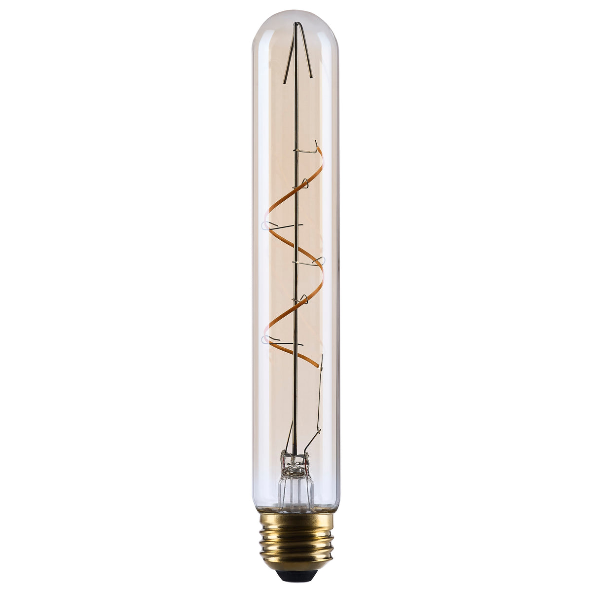 5.5 Watt T9 LED - 2000K - Medium Base - Clear Glass - Amber Coil Filament - Dimmable - 120 Volt product image