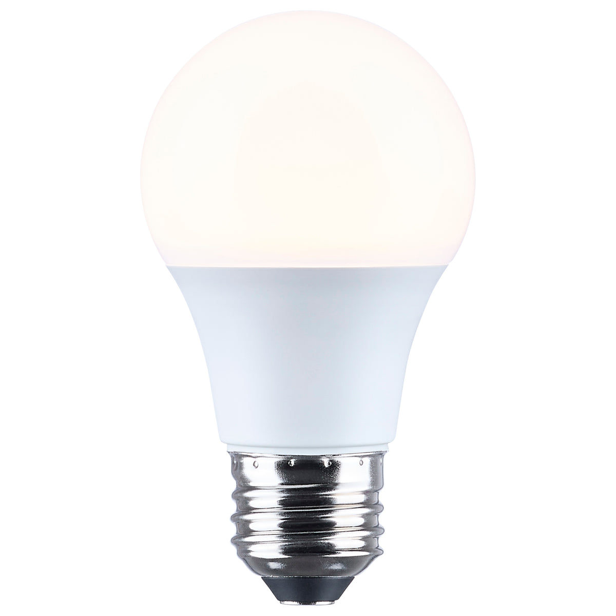 8.5 Watt LED A19 - 4000K CCT - Medium Base - Plastic - 120 Volt - 4-Pack