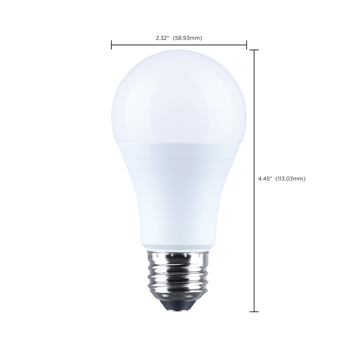15 Watt LED A19 - 2700K CCT - Medium Base - Plastic - 120 Volt - 12-Pack