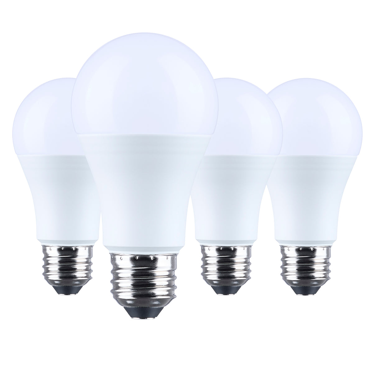 15 Watt LED A19 - 3000K - Medium Base - Plastic - 120 Volt - 4-Pack bulb or fixture view