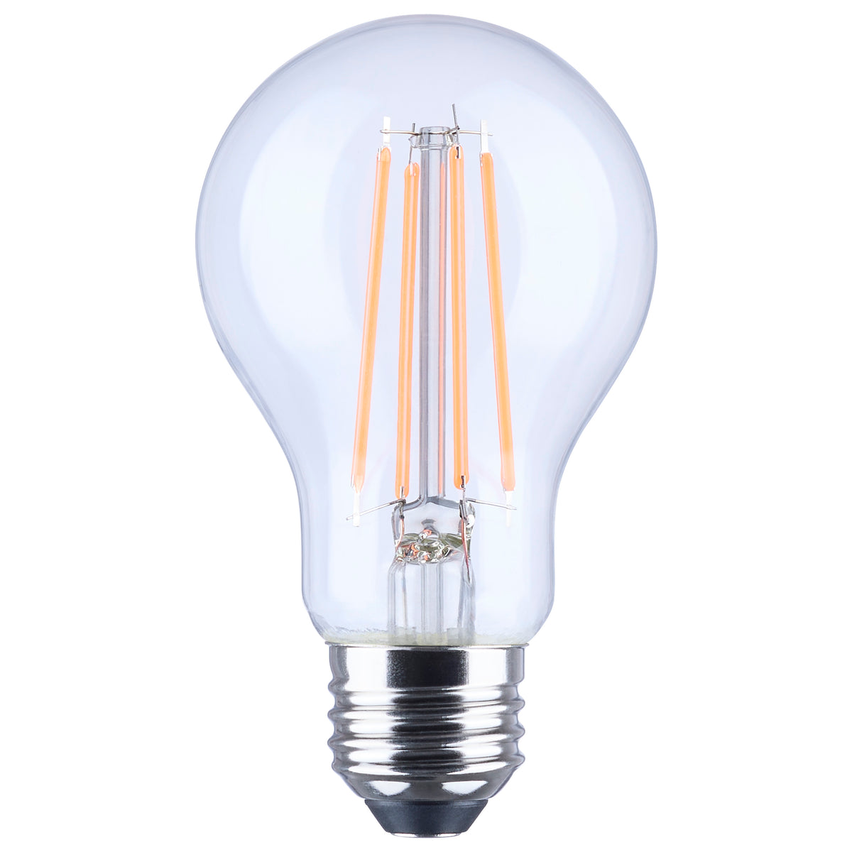 8 Watt LED A19 - Straight Filament - Pink Light - Glass - 120 Volt - 1-Pack lighting product