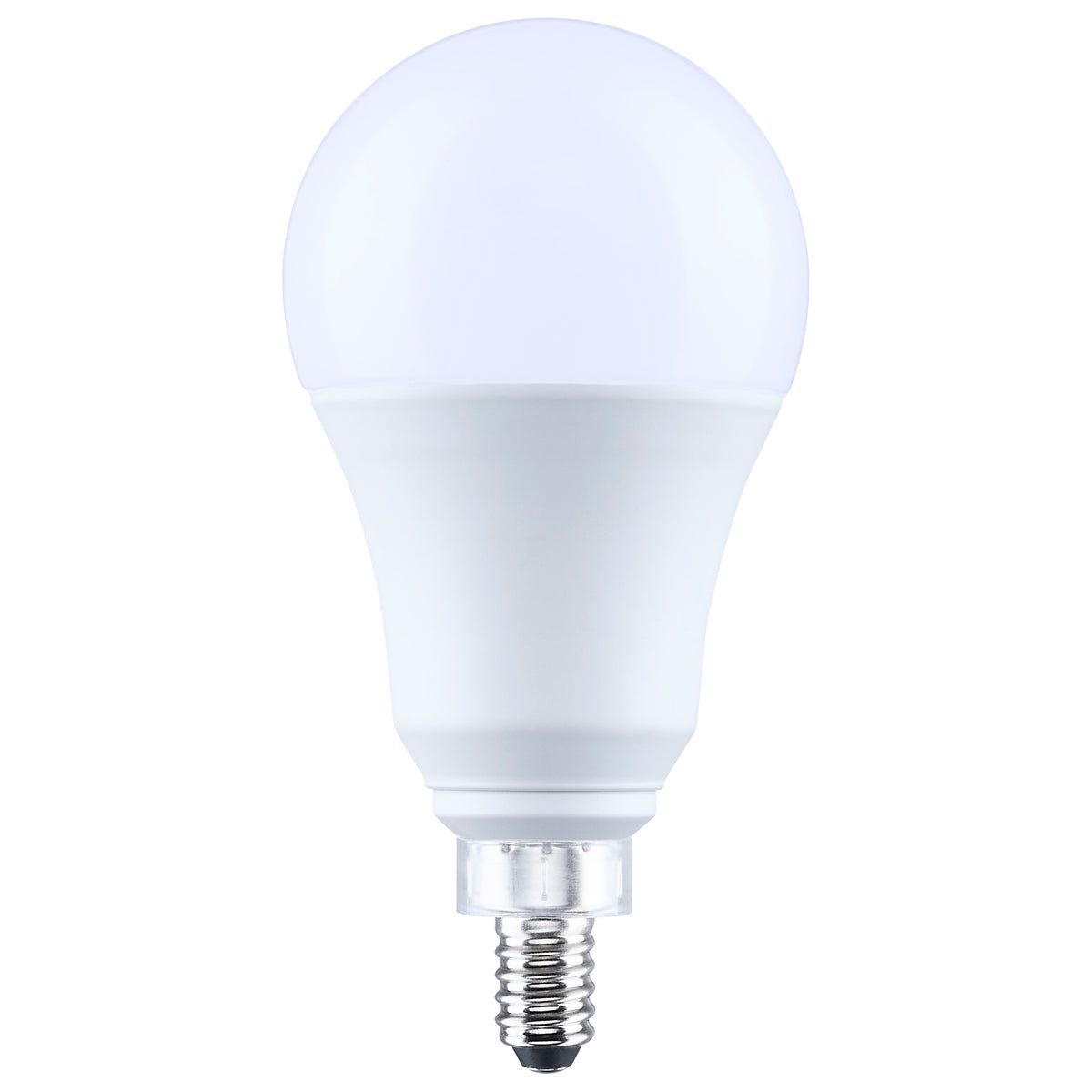 9.5 Watt A19 LED - 4000K - 80 CRI - Candelabra Base - Plastic - Dimmable - 120 Volt bulb or fixture view