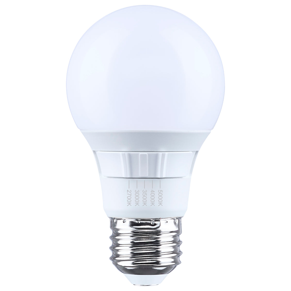 9.5 Watt A19 LED - 27K/30K/35K/40K/50K - 90 CRI - Medium Base - Plastic - Dimmable - 120 Volt lighting product