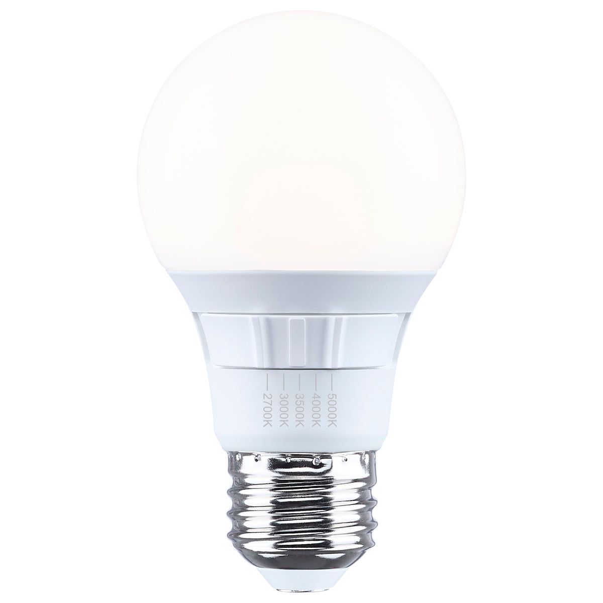9.5 Watt A19 LED - 27K/30K/35K/40K/50K CCT - 90 CRI - Medium Base - Plastic - Dimmable - 120 Volt