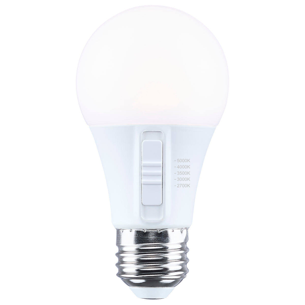 5.8 Watt A19 LED - 27K/30K/35K/40K/50K CCT - 90 CRI - Medium Base - Plastic - Dimmable - 120 Volt