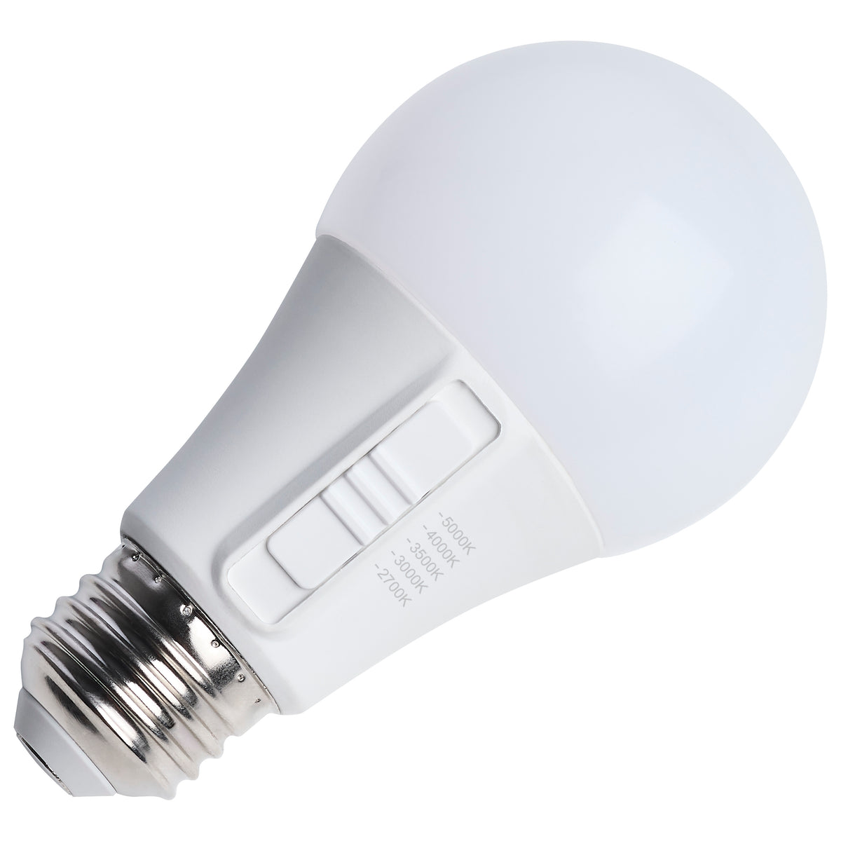 5.8 Watt A19 LED - 27K/30K/35K/40K/50K CCT - 90 CRI - Medium Base - Plastic - Dimmable - 120 Volt