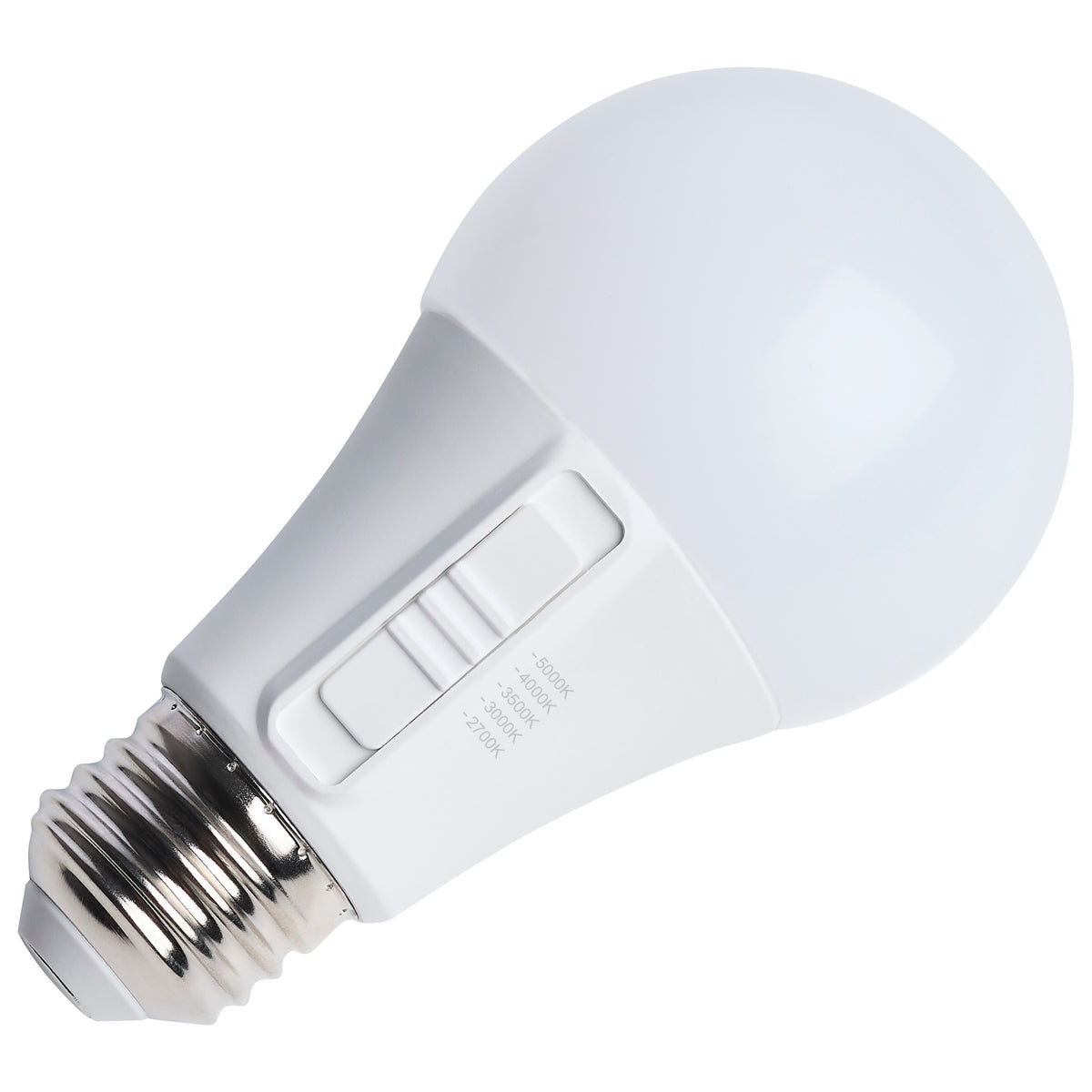 9.4 Watt A19 LED - 27K/30K/35K/40K/50K CCT - 90 CRI - Medium Base - Plastic - Dimmable - 120 Volt