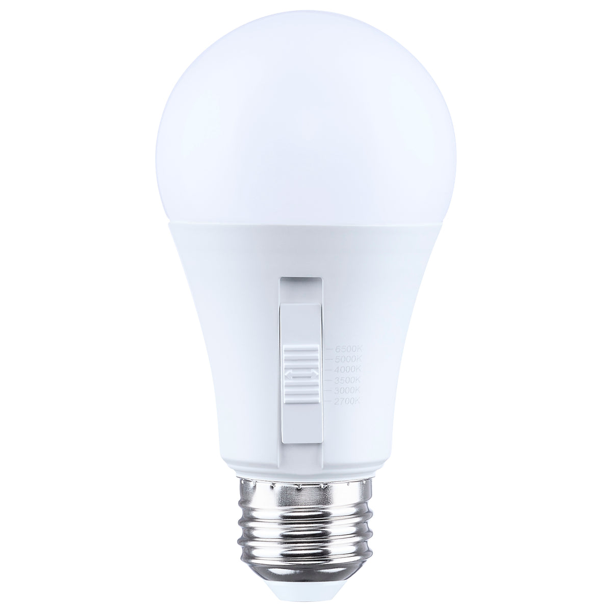 15/11/8/5 Watt A19 LED - 27K/30K/35K/40K/50K/65K 90 CRI - Medium Base - Dimmable - 120 Volt bulb or fixture view