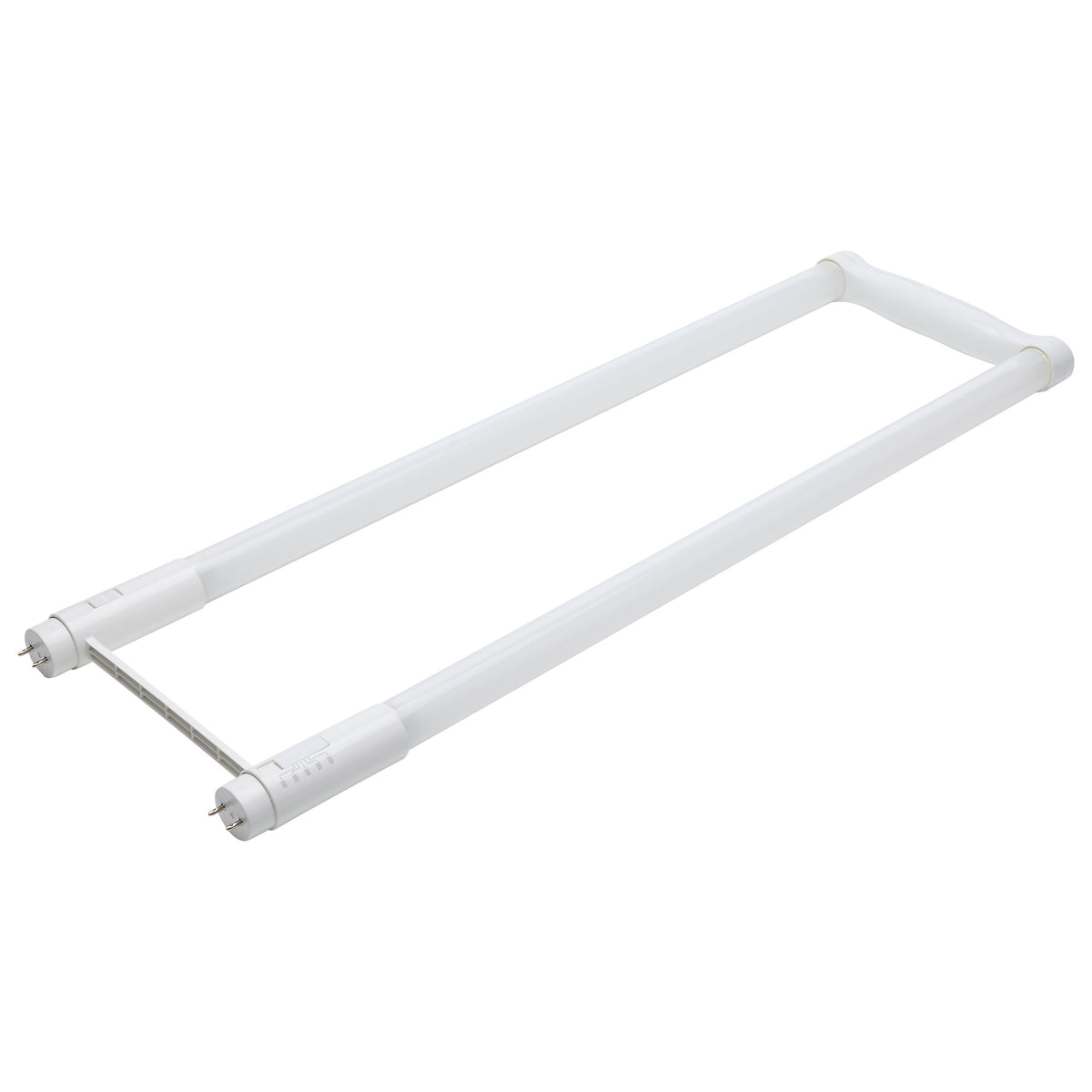 11.5/13/15 Wattage Selectable T8 U-Bend LED - 30K/35K/40K/50K/65K CCT Selectable - 6-Inch - Frost Finish - 120-277 Range Voltage