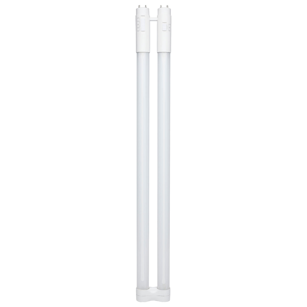 11.5/13/15 Wattage Selectable T8 U-Bend LED - 30K/35K/40K/50K/65K Selectable - 1-Inch - Frost Finish - 120-277 Range Voltage