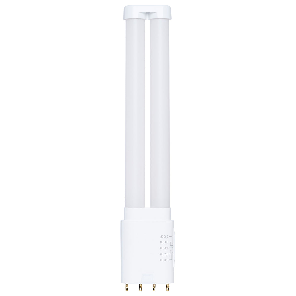 10 Watt PLL LED - 2G11 Base - 30K/35K/40K/50K/65K Selectable - Type A/B - 120-277 Volt bulb or fixture view