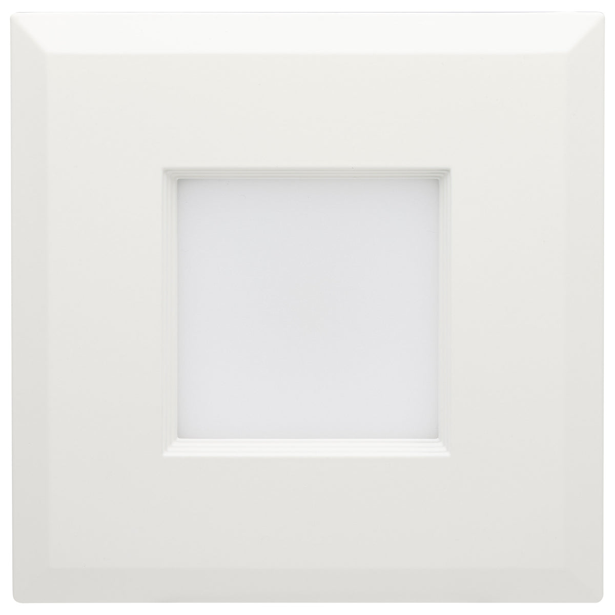 LED Retrofit Downlight - 5.5/6.5/8 Wattage Selectable - CCT and Lumens Selectable - 120 Volt - ColorQuick and PowerQuick Technology - Square - White Finish