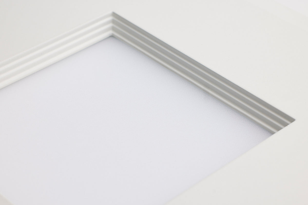 LED Retrofit Downlight - 7.5/10.5/14.5 Wattage Selectable - CCT and Lumens Selectable - 120 Volt - ColorQuick and PowerQuick Technology - Square - White Finish