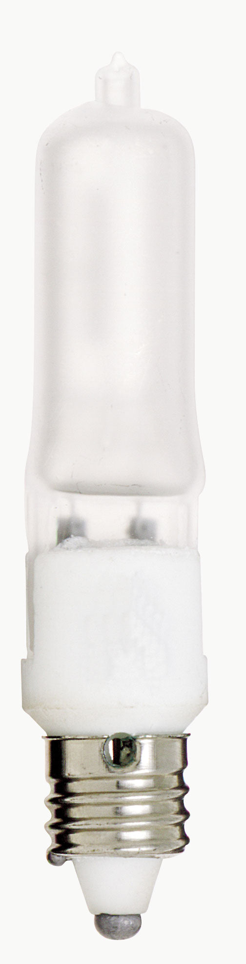 150 Watt - Halogen - T4 1/2 - Frosted - 2000 Average rated hours - 2430 Lumens - Mini Candelabra base - 120 Volt lighting