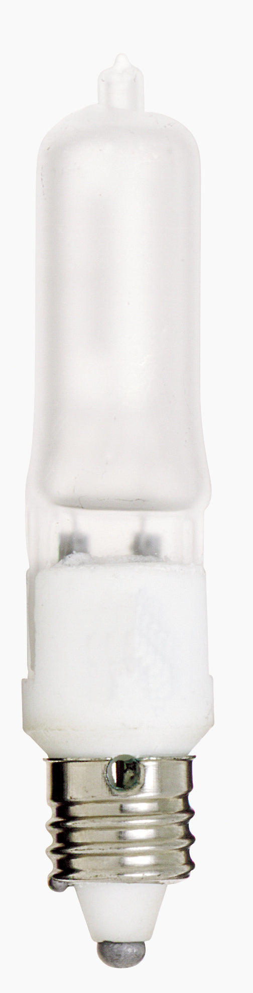 250 Watt - Halogen - T4 1/2 - Frosted - 2000 Average rated hours - 3780 Lumens - Mini Candelabra base - 120 Volt for retail