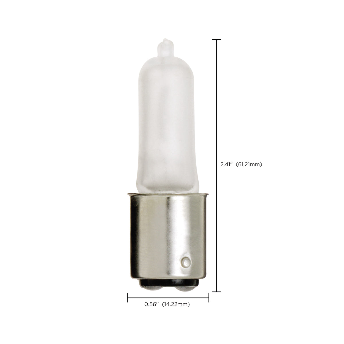 150 Watt - Halogen - T4 1/2 - Frosted - 2000 Average rated hours - 2430 Lumens - DC Bay base - 120 Volt