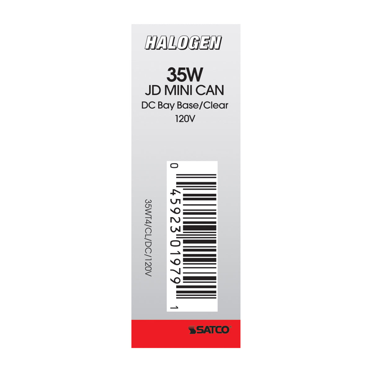 35 Watt - Halogen - T4 - Clear - 2000 Average rated hours - 380 Lumens - DC Bay base - 120 Volt