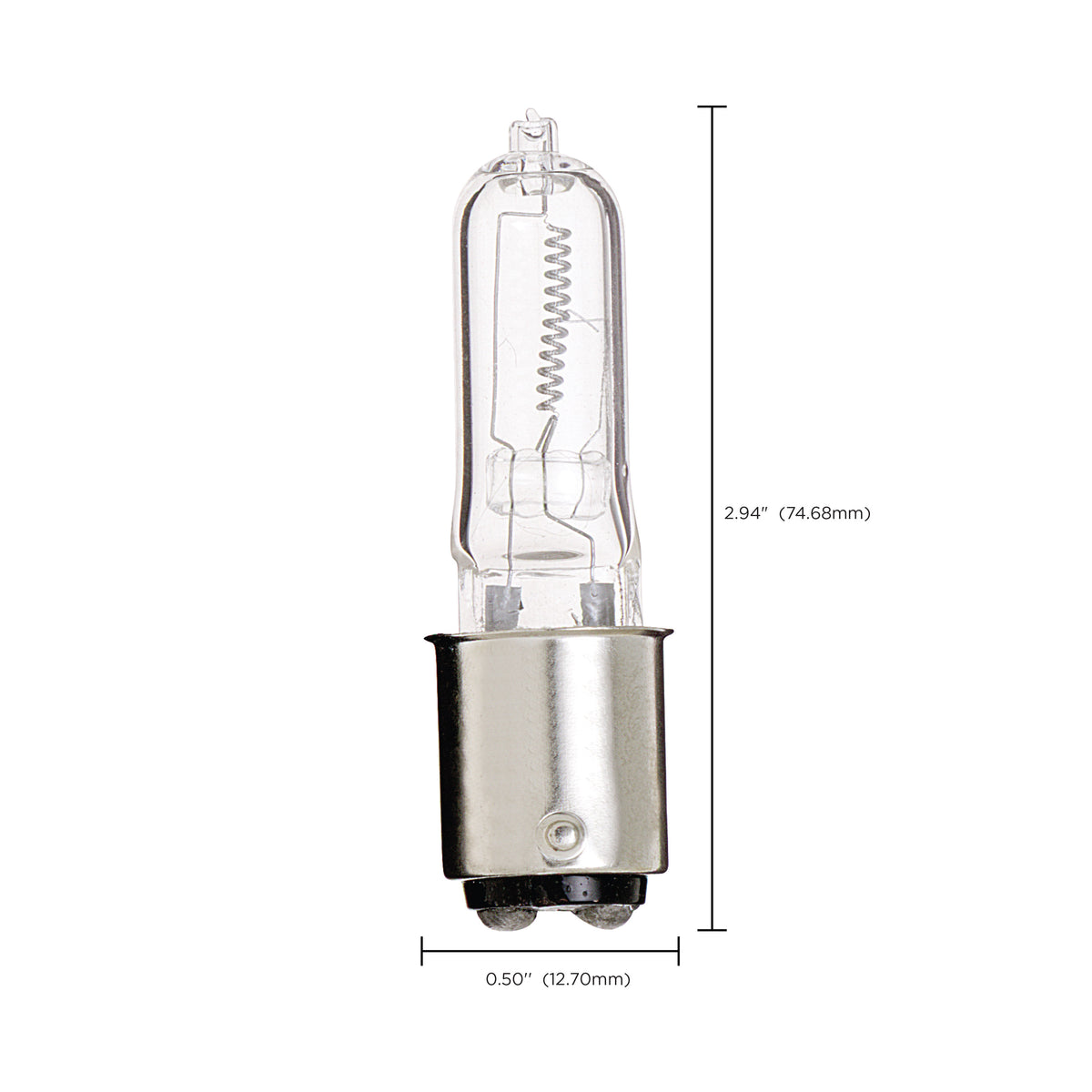 35 Watt - Halogen - T4 - Clear - 2000 Average rated hours - 380 Lumens - DC Bay base - 120 Volt