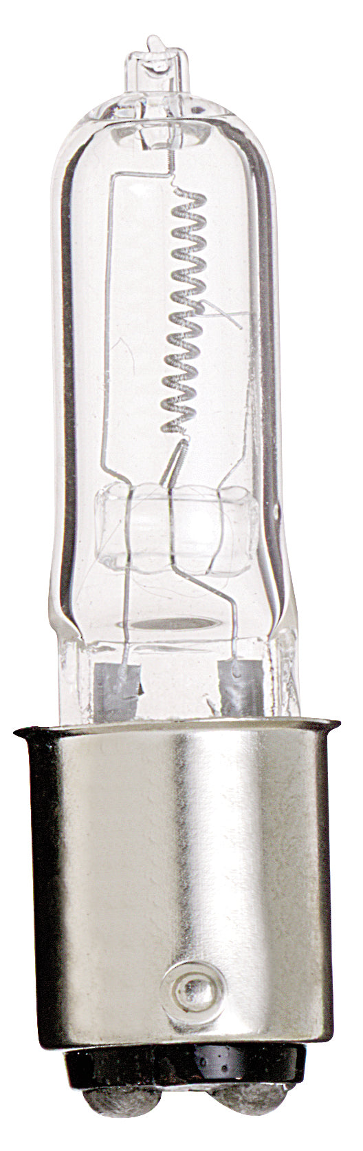 50 Watt - Halogen - T4 - Clear - 2000 Average rated hours - 750 Lumens - DC Bay base - 120 Volt for commercial spaces and