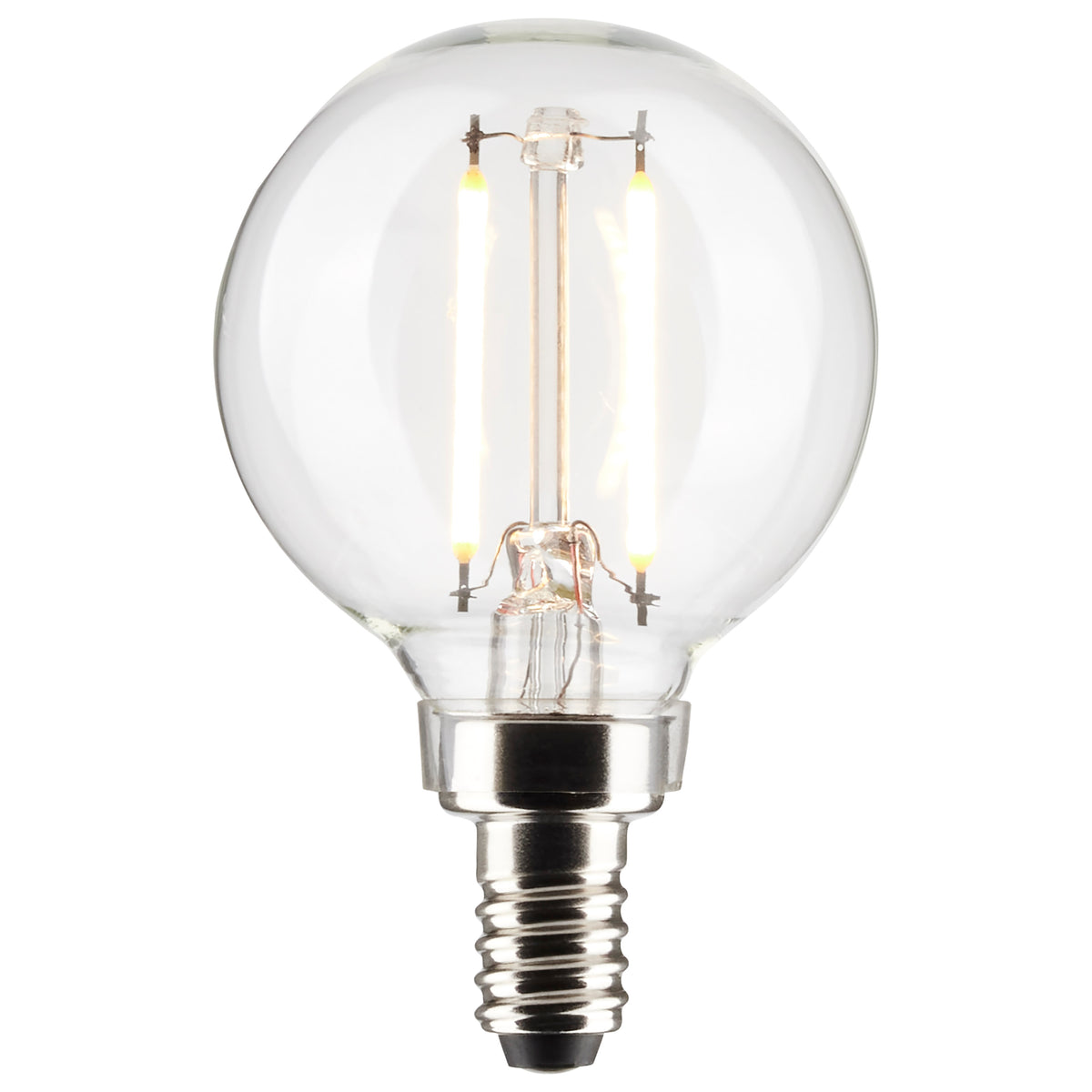 3 Watt G16.5 LED Filament - Clear - Candelabra base - 90 CRI - 2700K - 120 Volt