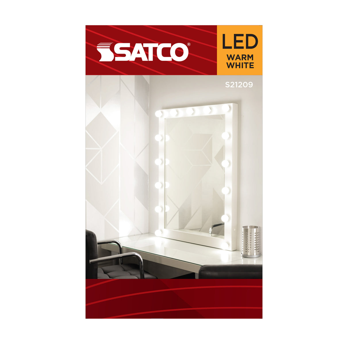 5.5 Watt G16.5 LED Filament - Clear - Candelabra base - 90 CRI - 2700K - 120 Volt