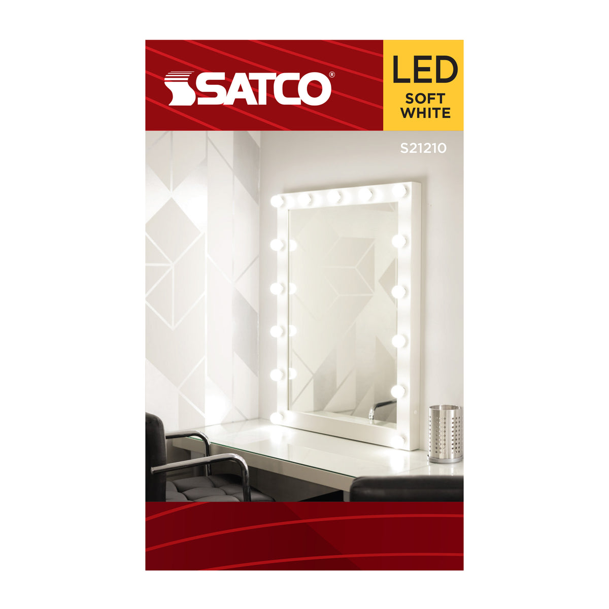 5.5 Watt G16.5 LED Filament - Clear - Candelabra base - 90 CRI - 3000K - 120 Volt