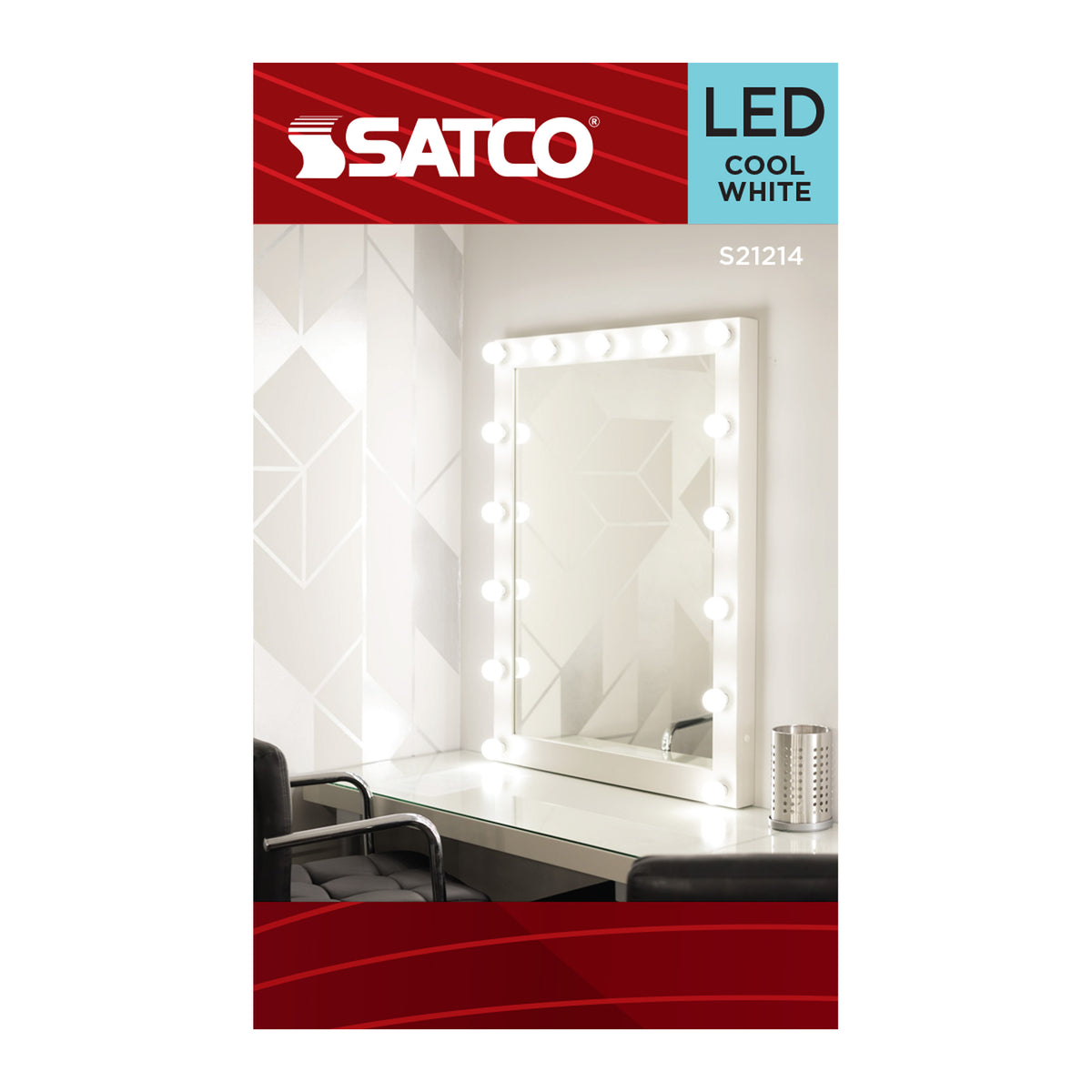 5.5 Watt G16.5 LED Filament - White - Candelabra base - 90 CRI - 4000K - 120 Volt