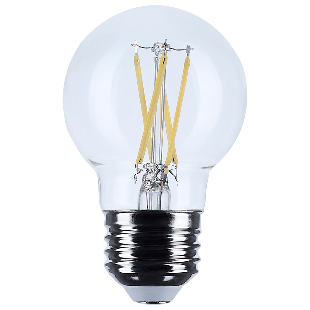 4 Watt G16.5 LED Filament - Clear - Medium base - 90 CRI - 3000K - 120 Volt bulb or fixture view