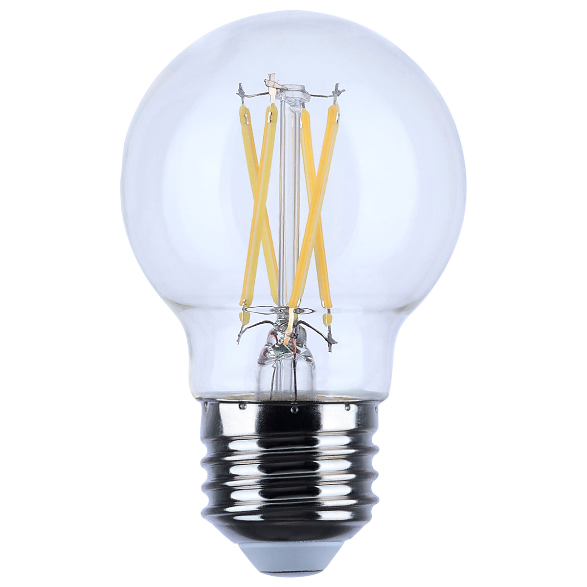 5.5 Watt G16.5 LED Filament - Clear - Medium base - 90 CRI - 2700K - 120 Volt bulb or fixture view
