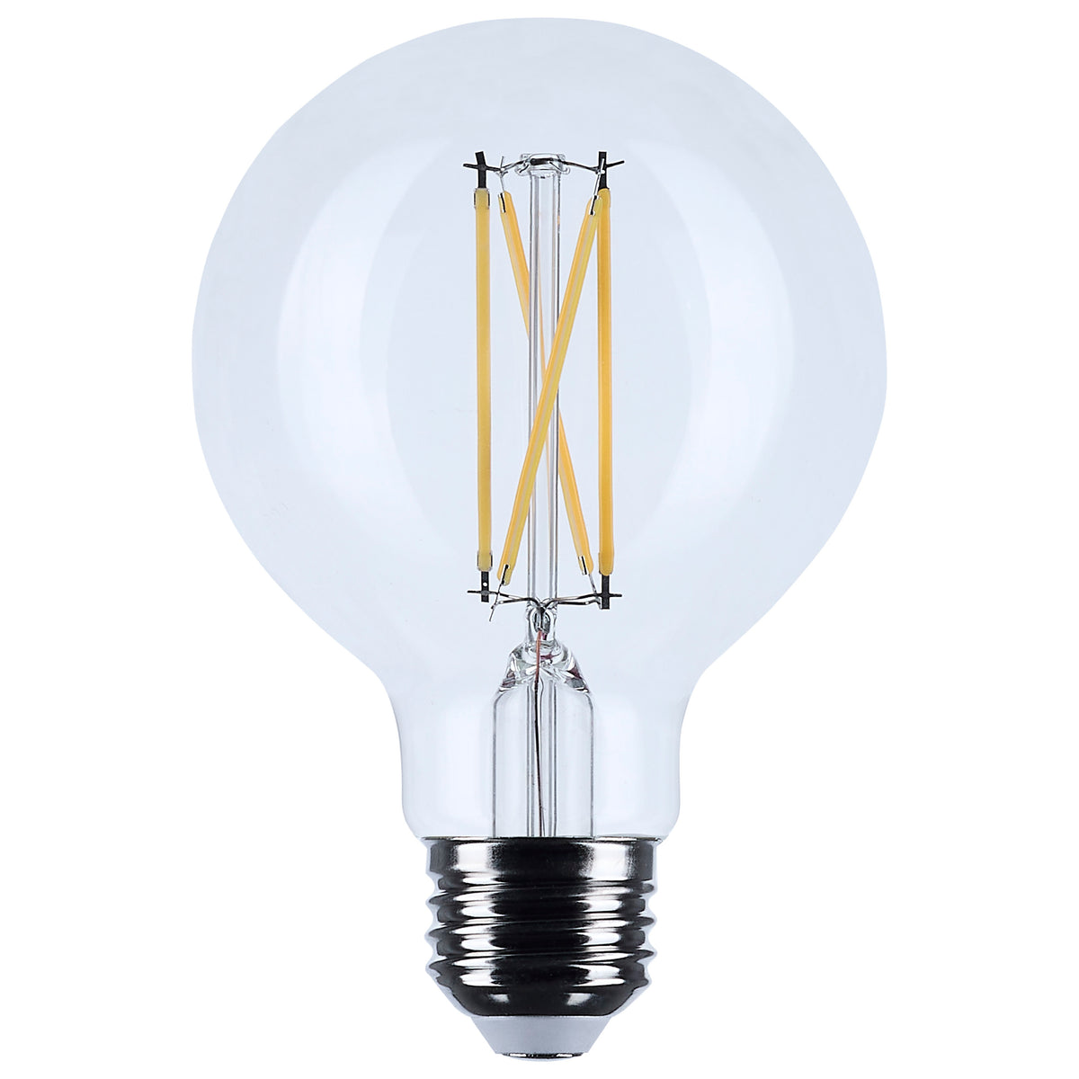4.5 Watt G25 LED Filament - Clear - Medium base - 90 CRI - 5000K - 120 Volt for commercial spaces and hospitality spaces