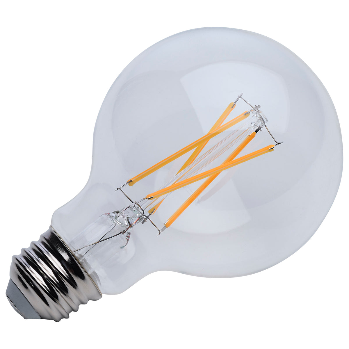 6 Watt G25 LED Filament - Clear - Medium base - 90 CRI - 3000K - 120 Volt