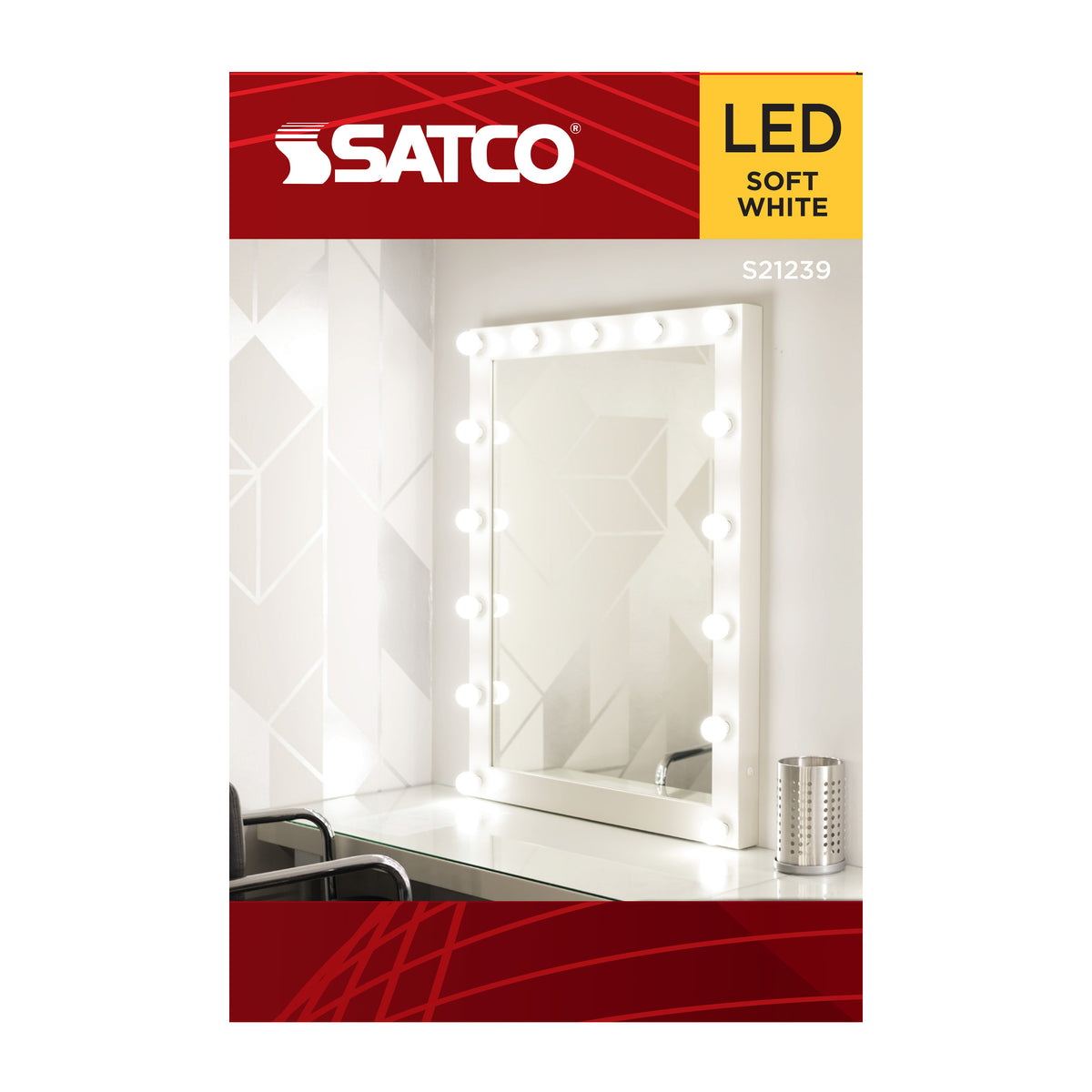 6 Watt G25 LED Filament - White - Medium base - 90 CRI - 3000K - 120 Volt