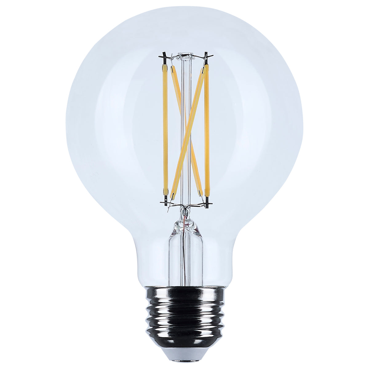 4.5 Watt G25 LED Filament - Clear - Medium base - 90 CRI - 3000K - 120 Volt - 2 Pack