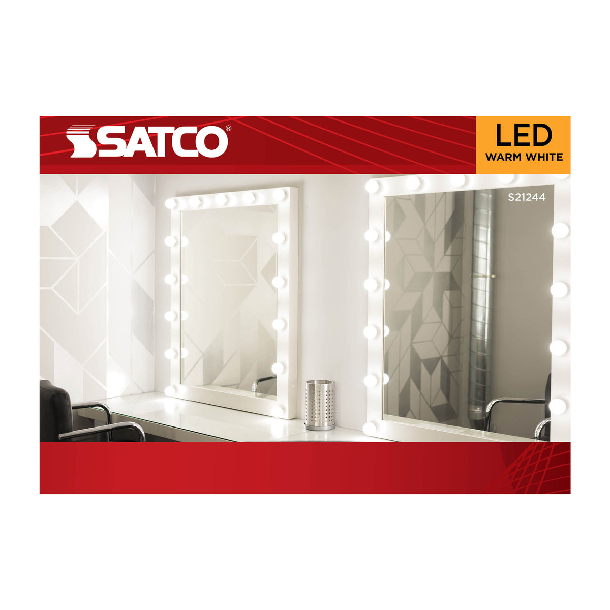 4.5 Watt G25 LED Filament - White - Medium base - 90 CRI - 2700K - 120 Volt - 2 Pack