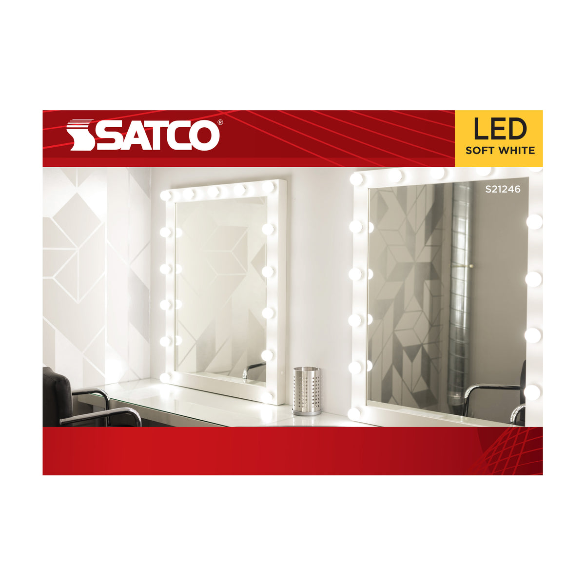 6 Watt G25 LED Filament - Clear - Medium base - 90 CRI - 3000K - 120 Volt - 2 Pack