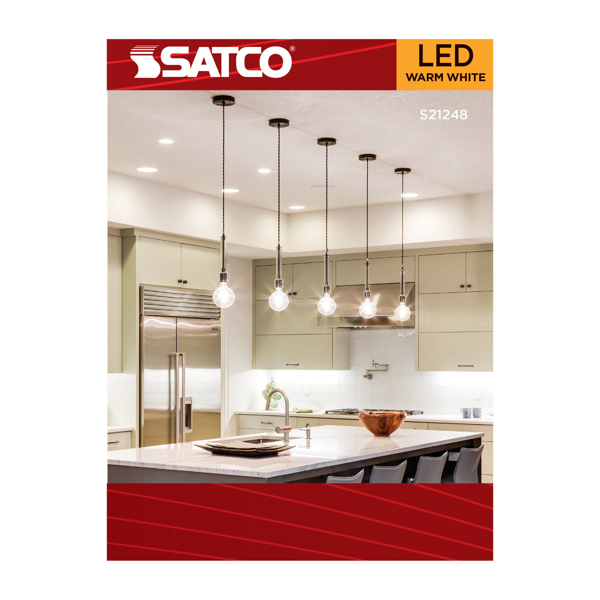 4 Watt G40 LED Filament - Clear - Medium base - 90 CRI - 2700K - 120 Volt